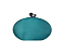 Bolsa Clutch Verde Esmeralda Oval - Imagem 1