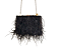 Bolsa Clutch Plumas Preta 2 - Imagem 1