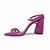 Sandália Feminina Santa Lolla Camurça Magenta 054C.35E5. - Imagem 3
