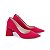 Sapato Feminino Bebecê Scarpin Versalhes Amaranto - T7024 - Imagem 2