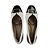 Sapato Feminino Piccadilly Verniz Preto Off White - 322036 - Imagem 4