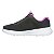 Tênis Feminino Skechers Go Walk Joy Preto Roxo - 124094BR - Imagem 3