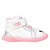 Tênis Infantil Feminino Pampili Pompom Branco Rosa Neon 1082 - Imagem 1