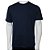 Camiseta Masculina Dudalina MC Lisa Azul Marinho - 08770 - Imagem 1