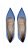 Sapato Feminino Bebecê Scarpin Azul Gelo T7031-407 - Imagem 4