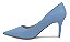 Sapato Feminino Bebecê Scarpin Azul Gelo T7031-407 - Imagem 3