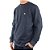 Blusa Masculina Aeropostale Moletom Careca Mescla Preta 8760 - Imagem 2