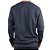 Blusa Masculina Aeropostale Moletom Careca Mescla Preta 8760 - Imagem 3