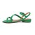Sandália Feminina Ramarim Plus Esmeralda Verde  - 2223 - Imagem 3