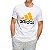 Camiseta Masculina Adidas Basic White Orange - HH9024 - Imagem 1