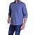 Camisa Masculina Dudalina ML Slim Wrinkle Free Azul Médio - 5301 - Imagem 1