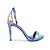 Sandália Feminina Giulia Domna Metal Degrade Azul - 80641 - Imagem 1
