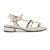 Sandalia Feminina Suzana Santos Navagio Branco Off White 369 - Imagem 1