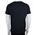 Camiseta Masculina Fico Lisa Gola Redonda Preta - 00820 - Imagem 3