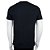 Camiseta Masculina Fico Gola V Preta - 00842 - Imagem 3
