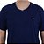 Camiseta Masculina Fico Gola V Azul Marinho - 00842 - Imagem 2
