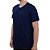 Camiseta Masculina Fico Gola V Azul Marinho - 00821 - Imagem 4