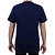 Camiseta Masculina Fico Gola V Azul Marinho - 00821 - Imagem 3