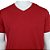 Camiseta Masculina Fico Gola V Vermelho Sketch - 00821 - Imagem 4