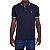 Camisa Polo Masculina Dudalina MC Piquet Melange Azul 087516 - Imagem 1