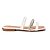 Chinelo Rasteira Feminino Mississipi Mandang Branco - Q7271 - Imagem 1