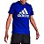 Camiseta Masculina Adidas Logo Collegiate Azul Royal - ED961 - Imagem 1