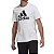 Camiseta Masculina Adidas Logo Branca - ED9606 - Imagem 1