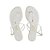 Sandália Feminina Santa Lolla Verniz Branca Off White - 0008 - Imagem 4
