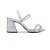 Sandália Feminina Dakota Cristal Prata - Z9571 - Imagem 1