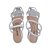Sandália Feminina Dakota Cristal Prata - Z9571 - Imagem 4