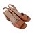 Sandalia Feminina Lugo Couro Venetto Carmel Marrom - 0289 - Imagem 2