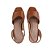 Sandalia Feminina Lugo Couro Venetto Carmel Marrom - 0289 - Imagem 3