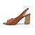 Sandalia Feminina Lugo Couro Venetto Carmel Marrom - 0289 - Imagem 4