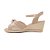 Sandália Feminina Piccadilly Anabela Bege - 4082 - Imagem 3