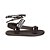 Sandália Feminina Petite Jolie Fizzy Preto - PJ6319 - Imagem 1
