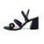 Sandália Feminina Dakota Salto Bloco Preto - Z9452 - Imagem 3
