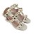 Sandalia Feminina Lugo Couro New Venetto Off White - 0288C - Imagem 2