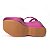 Sandália Feminina Dakota Plataforma Rosa Metalizado - Y0601 - Imagem 5