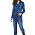Camisa Feminina Dudalina ML Super Slim Jeans Médio - 530501 - Imagem 4