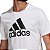Camiseta Masculina Adidas Essentials Logo Branca - Gk9121 - Imagem 4