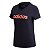 Camiseta Feminina Adidas Logo Linear Slim Azul Marinho GD293 - Imagem 4