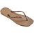 Chinelo Feminino Havaianas Slim Logo Metal Marrom - 4148 - Imagem 2