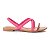 Sandália Feminina Mississipi Rasteira Rosa - Q7421 - Imagem 1