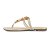 Chinelo Feminino Dakota Rasteira com Pedrarias Bege - Y0642 - Imagem 3