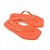 Chinelo Feminino Ramarim Bico Quadrado Glitter Laranja - 221 - Imagem 2