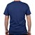 Camiseta Masculina Eleven Lisa Azul Marinho - C0222 - Imagem 4