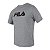 Camiseta Masculina Fila MC Letter Premium Cinza Mescla 10430 - Imagem 5