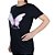 Camiseta Feminina Tharog T-Shirt Borboleta Preta - TH4501ML - Imagem 4