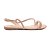 Sandália Feminina Dakota Rasteira Enfeite Rosa - Y0882 - Imagem 1