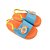 Chinelo Slide Infantil Masculino Mar & Cor laranja - 3530 - Imagem 2
